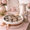 Cvetni vrt – sveča s cvetovi potonike